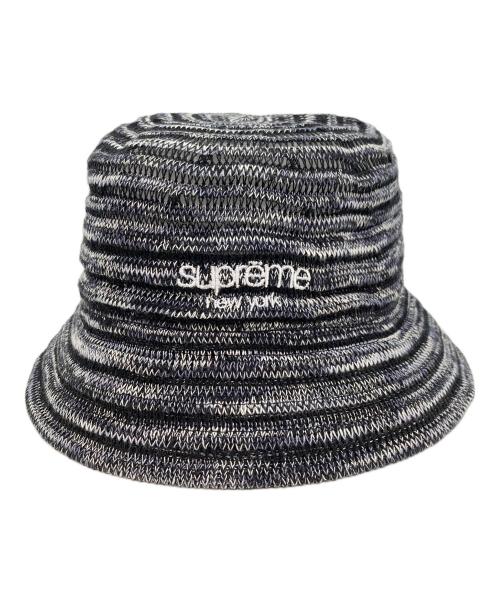 SUPREME（シュプリーム）Supreme (シュプリーム) Open Knit Crusher ブラック サイズ:S/Mの古着・服飾アイテム