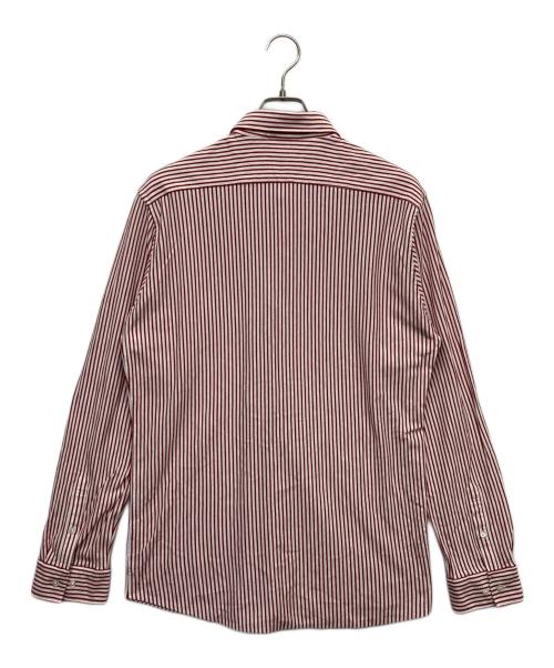 LACOSTE（ラコステ）LACOSTE (ラコステ) 長袖シャツ レッド サイズ:Lの古着・服飾アイテム