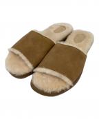 UGGアグ）の古着「ムートンフラットサンダル」｜ベージュ