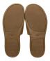 中古・古着 UGG (アグ) ムートンフラットサンダル ベージュ サイズ:24：4000円
