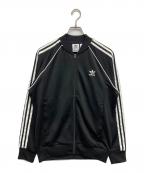 adidasアディダス）の古着「トラックジャケット」｜ブラック