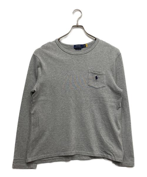 POLO RALPH LAUREN（ポロ・ラルフローレン）POLO RALPH LAUREN (ポロ・ラルフローレン) 長袖カットソー グレー サイズ:Lの古着・服飾アイテム