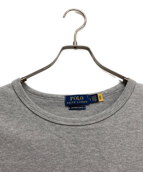 POLO RALPH LAUREN（ポロ・ラルフローレン）POLO RALPH LAUREN (ポロ・ラルフローレン) 長袖カットソー グレー サイズ:Lの古着・服飾アイテム
