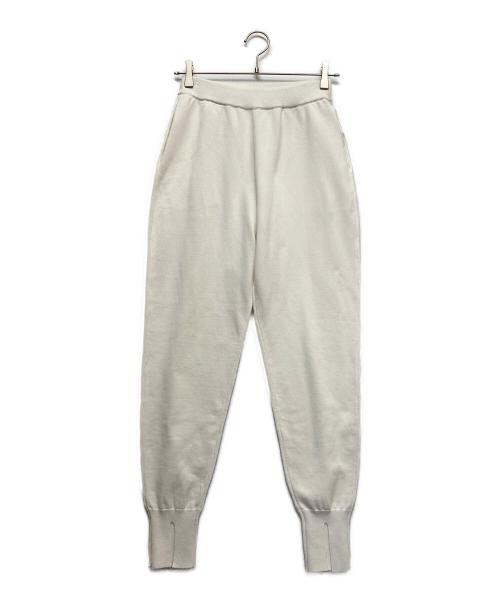 MANOF（マノフ）MANOF (マノフ) HEM SLIT JERSEY KNIT PANTS ホワイト サイズ:Sの古着・服飾アイテム