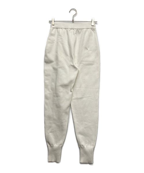 MANOF（マノフ）MANOF (マノフ) HEM SLIT JERSEY KNIT PANTS ホワイト サイズ:Sの古着・服飾アイテム