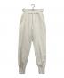 MANOF（マノフ）の古着「HEM SLIT JERSEY KNIT PANTS」｜ホワイト