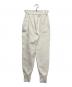 MANOF (マノフ) HEM SLIT JERSEY KNIT PANTS ホワイト サイズ:S：4000円