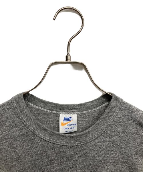 NIKE（ナイキ）NIKE (ナイキ) 70'sロゴプリントTシャツ グレー サイズ:Lの古着・服飾アイテム