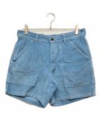 Patagoniaパタゴニア）の古着「Organic Cotton Cord Utility Shorts」｜ブルー