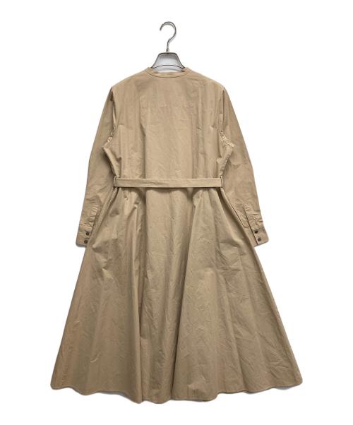 UNTITLED（アンタイトル）UNTITLED (アンタイトル) 【美シルエット】2WAY フレアシャツドレス ベージュ サイズ:2の古着・服飾アイテム