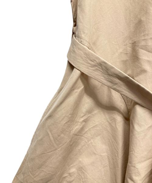 UNTITLED（アンタイトル）UNTITLED (アンタイトル) 【美シルエット】2WAY フレアシャツドレス ベージュ サイズ:2の古着・服飾アイテム