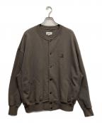 HAIGHTヘイト）の古着「スウェットスナップジャケット」｜ブラウン