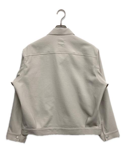 DANTON（ダントン）DANTON (ダントン) Polyester Twill Jeans Jacket Style Shirt Blouson アイボリー サイズ:38の古着・服飾アイテム