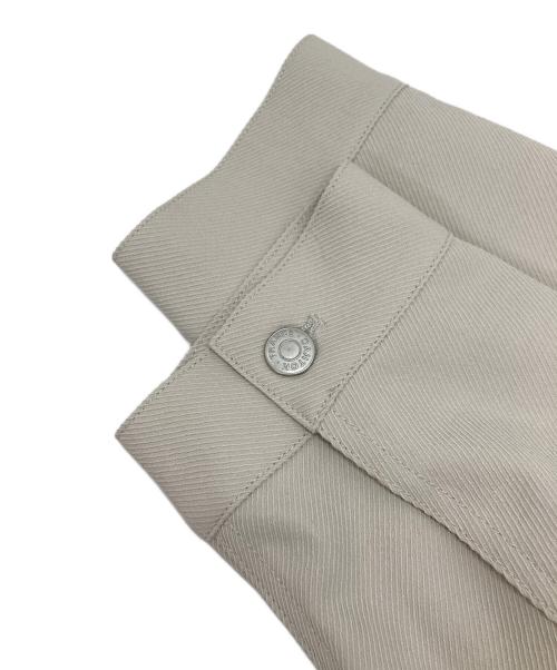 DANTON（ダントン）DANTON (ダントン) Polyester Twill Jeans Jacket Style Shirt Blouson アイボリー サイズ:38の古着・服飾アイテム