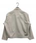 DANTON (ダントン) Polyester Twill Jeans Jacket Style Shirt Blouson アイボリー サイズ:38：10000円