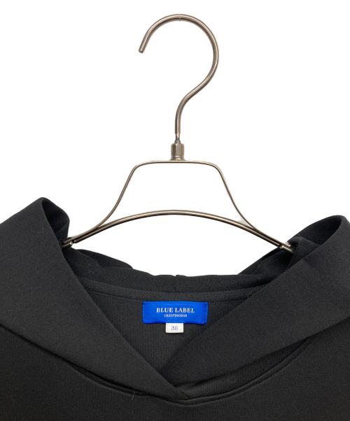 BLUE LABEL CRESTBRIDGE（ブルーレーベルクレストブリッジ）BLUE LABEL CRESTBRIDGE (ブルーレーベルクレストブリッジ) パーカーワンピース ブラック サイズ:Mの古着・服飾アイテム