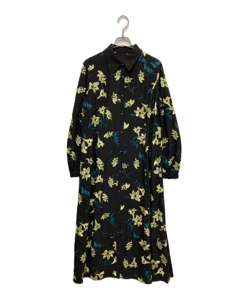 GRACE CONTINENTAL（（グレースコンチネンタル）GRACE CONTINENTAL (（グレースコンチネンタル) シャツワンピース ブラック サイズ:38の古着・服飾アイテム