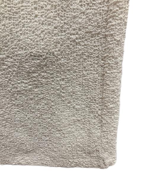 nano・universe（ナノ・ユニバース）nano・universe (ナノ・ユニバース) シアーサッカーワンピース ホワイト サイズ:FREEの古着・服飾アイテム