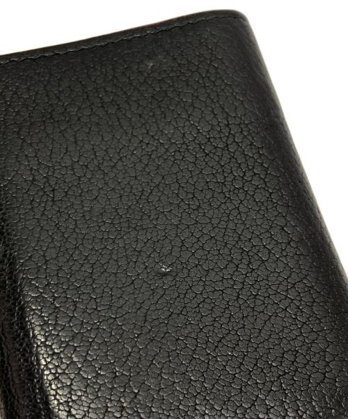 MIU MIU（ミュウミュウ）MIU MIU (ミュウミュウ) ラブレター2つ折り財布 ブラックの古着・服飾アイテム