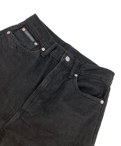 Calvin Klein（カルバンクライン）Calvin Klein (カルバンクライン) Barrel Fit Jeans ブラック サイズ:W26の古着・服飾アイテム
