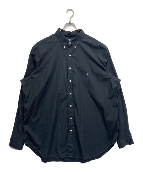RALPH LAUREN（ラルフローレン）RALPH LAUREN (ラルフローレン) ボタンダウンシャツ ブラック サイズ:2XLTの古着・服飾アイテム