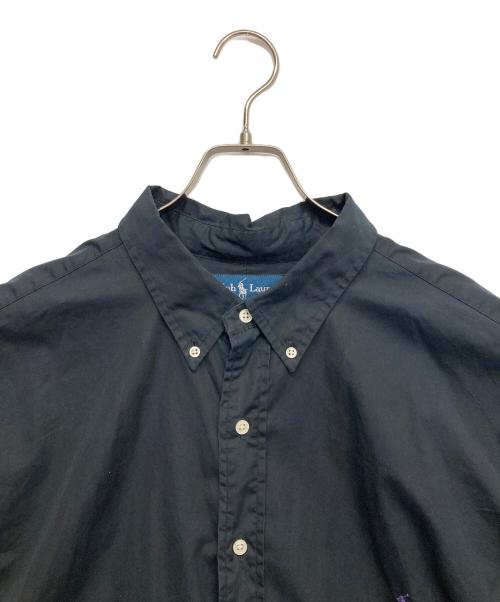RALPH LAUREN（ラルフローレン）RALPH LAUREN (ラルフローレン) ボタンダウンシャツ ブラック サイズ:2XLTの古着・服飾アイテム