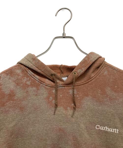 CarHartt（カーハート）CarHartt (カーハート) ブリーチプルオーバーパーカー ブラウン サイズ:Lの古着・服飾アイテム