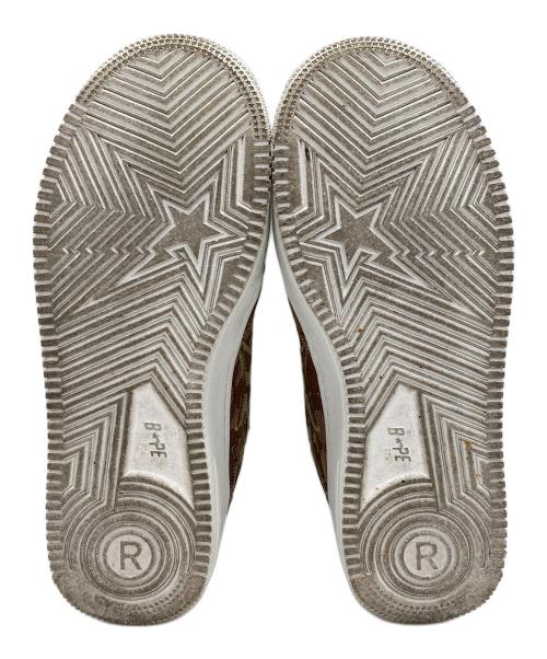 A BATHING APE（アベイシングエイプ）A BATHING APE (アベイシングエイプ) COACH (コーチ) シグネチャーローカットスニーカー ブラウン サイズ:28cmの古着・服飾アイテム