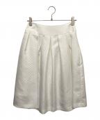 M'S GRACYエムズグレイシー）の古着「フレアスカート」｜ホワイト