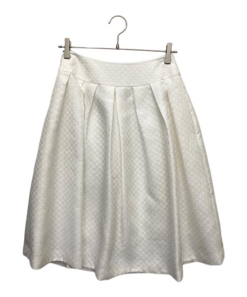 M'S GRACY（エムズグレイシー）M'S GRACY (エムズグレイシー) フレアスカート ホワイト サイズ:38の古着・服飾アイテム