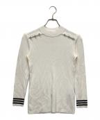 BORDERS at BALCONYボーダーズアットバルコニー）の古着「PEARL TOP」｜ホワイト