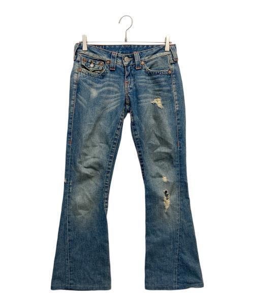 TRUE RELIGION（トゥルー レリジョン）TRUE RELIGION (トゥルー レリジョン) フレアデニムパンツ インディゴ サイズ:W26の古着・服飾アイテム