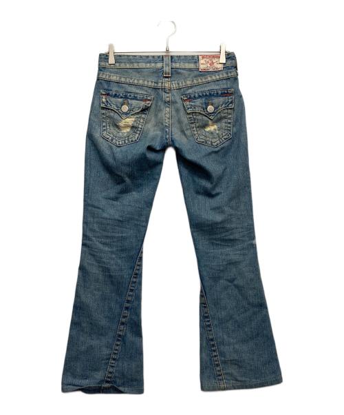 TRUE RELIGION（トゥルー レリジョン）TRUE RELIGION (トゥルー レリジョン) フレアデニムパンツ インディゴ サイズ:W26の古着・服飾アイテム