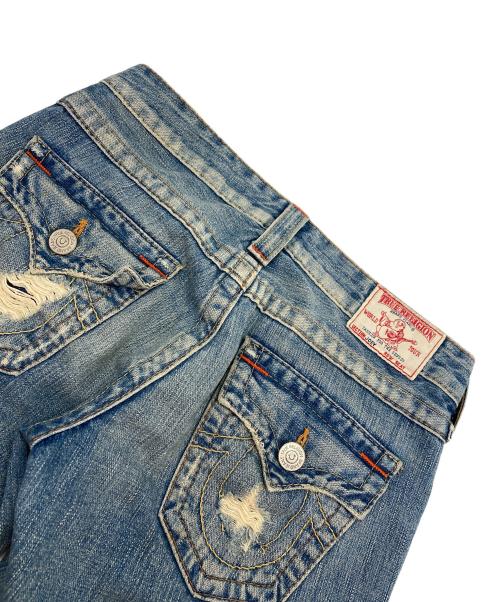 TRUE RELIGION（トゥルー レリジョン）TRUE RELIGION (トゥルー レリジョン) フレアデニムパンツ インディゴ サイズ:W26の古着・服飾アイテム