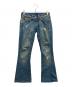 TRUE RELIGION（トゥルー レリジョン）の古着「フレアデニムパンツ」｜インディゴ