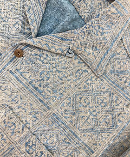 RRL（ダブルアールエル）RRL (ダブルアールエル) 半袖総柄オープンカラーシャツ ベージュ サイズ:不明の古着・服飾アイテム