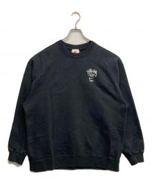 NIKE×stussy（ナイキ×ステューシー）の古着「裏起毛コラボスウェット」｜ブラック
