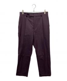 WACKO MARIA（ワコマリア）の古着「ウールタックパンツ」｜パープル