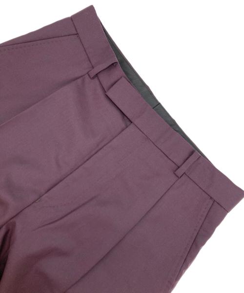 WACKO MARIA（ワコマリア）WACKO MARIA (ワコマリア) ウールタックパンツ パープル サイズ:Mの古着・服飾アイテム