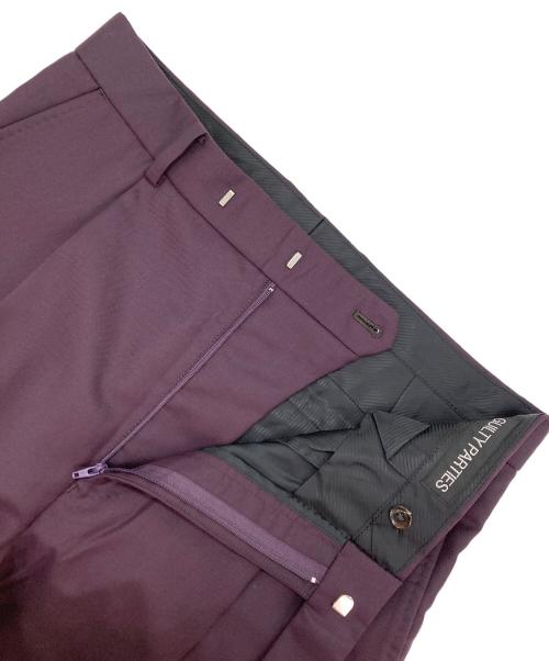 WACKO MARIA（ワコマリア）WACKO MARIA (ワコマリア) ウールタックパンツ パープル サイズ:Mの古着・服飾アイテム