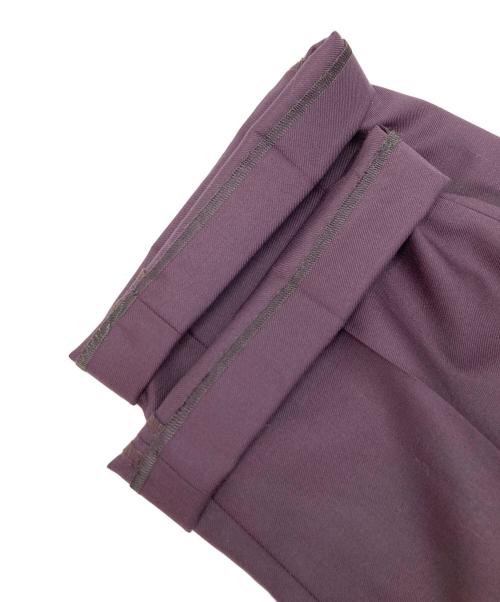 WACKO MARIA（ワコマリア）WACKO MARIA (ワコマリア) ウールタックパンツ パープル サイズ:Mの古着・服飾アイテム