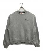 NIKE×stussyナイキ×ステューシー）の古着「NRG BR Crew Fleece "Grey"」｜グレー