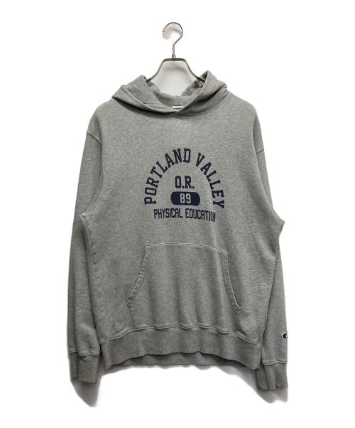 Champion（チャンピオン）Champion (チャンピオン) プルオーバーパーカー グレー サイズ:XLの古着・服飾アイテム