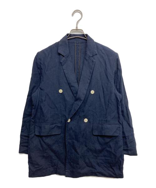 SLOBE IENA（スローブ イエナ）SLOBE IENA (スローブ イエナ) リネンダブルジャケット ネイビー サイズ:無しの古着・服飾アイテム