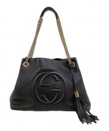GUCCI（グッチ）の古着「ソーホー チェーンショルダートートバッグ」｜ブラック