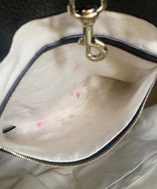 GUCCI（グッチ）GUCCI (グッチ) ソーホー チェーンショルダートートバッグ ブラックの古着・服飾アイテム