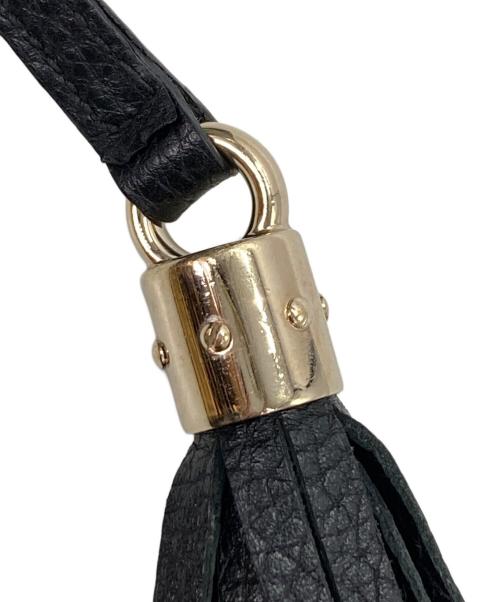 GUCCI（グッチ）GUCCI (グッチ) ソーホー チェーンショルダートートバッグ ブラックの古着・服飾アイテム