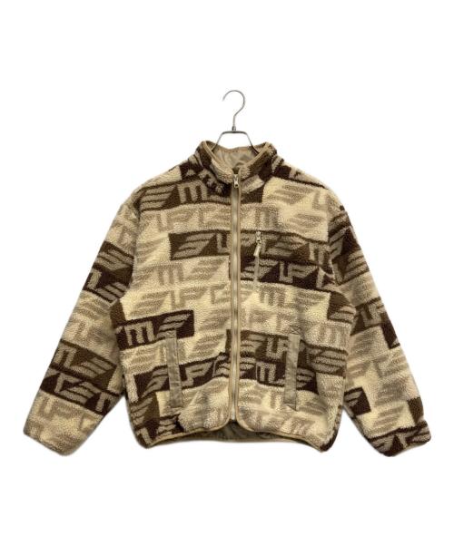 SUPREME（シュプリーム）Supreme (シュプリーム) Geo Reversible WINDSTOPPER Fleece Jacket ベージュ サイズ:Mの古着・服飾アイテム