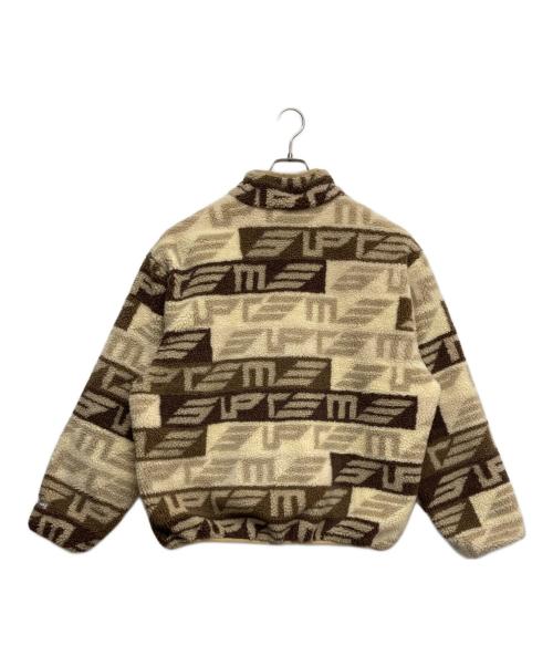 SUPREME（シュプリーム）Supreme (シュプリーム) Geo Reversible WINDSTOPPER Fleece Jacket ベージュ サイズ:Mの古着・服飾アイテム