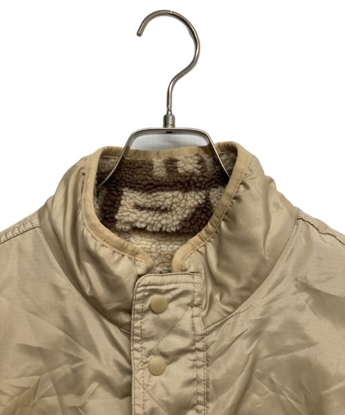 SUPREME（シュプリーム）Supreme (シュプリーム) Geo Reversible WINDSTOPPER Fleece Jacket ベージュ サイズ:Mの古着・服飾アイテム